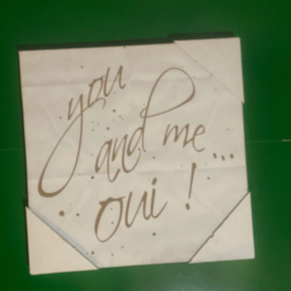 You and me sign